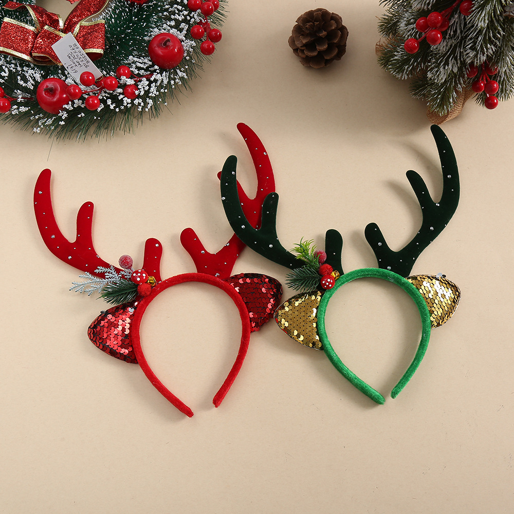 1 cerchietto natalizio con cor - Reindeer Antlers Headband recensione e prezzo