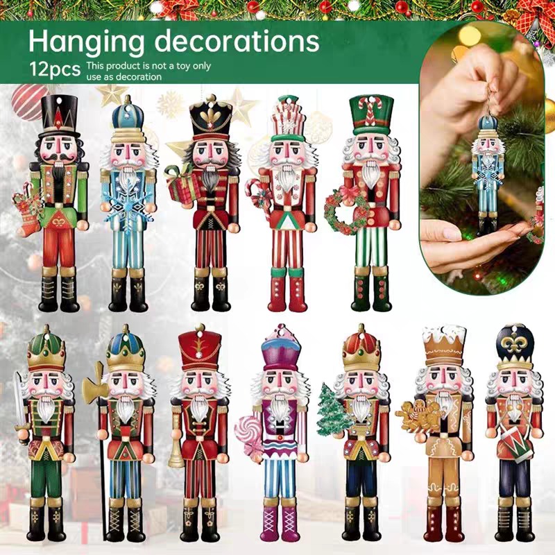 12/16 pezzi di decorazioni nat - Nutcracker Figurine recensione e prezzo
